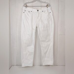 J Crew Stretch  Men's Classic White Jeans Size (31)